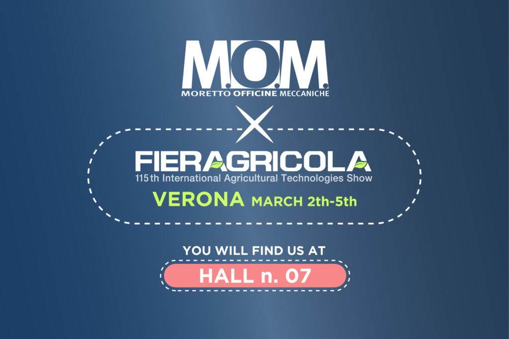 MOM - agriculture machines Verona - at Fieragricola 2022 [foto stand fiera]