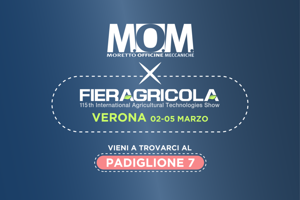MOM - agriculture machines Verona - at Fieragricola 2020 [foto stand fiera]